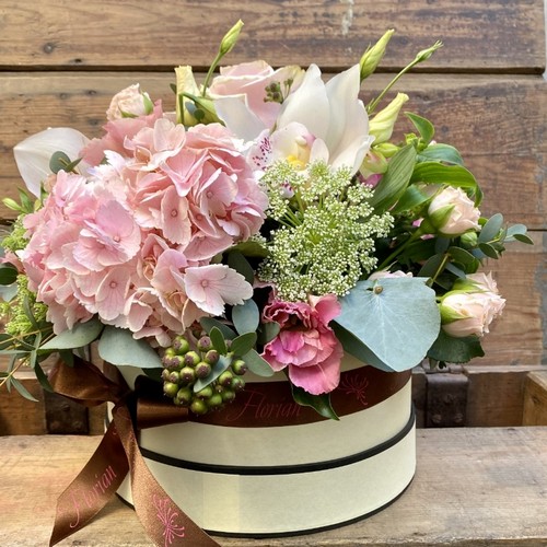 Brunswick Blush Hat Box