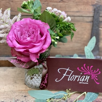 Florian Gift Voucher & Vase Set