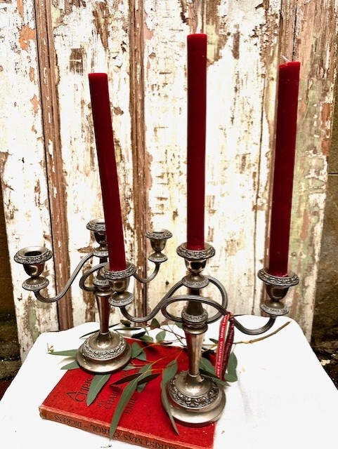 Pair of Vintage Candle Sticks