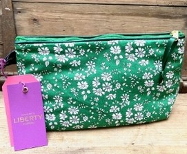 Liberty cosmetic bag   Capel Emerald