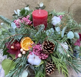 Regency Christmas Candle Design