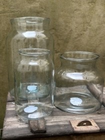 Recycled Glass Vases