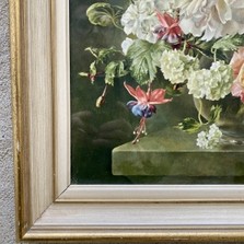 Vintage Framed Floral still life