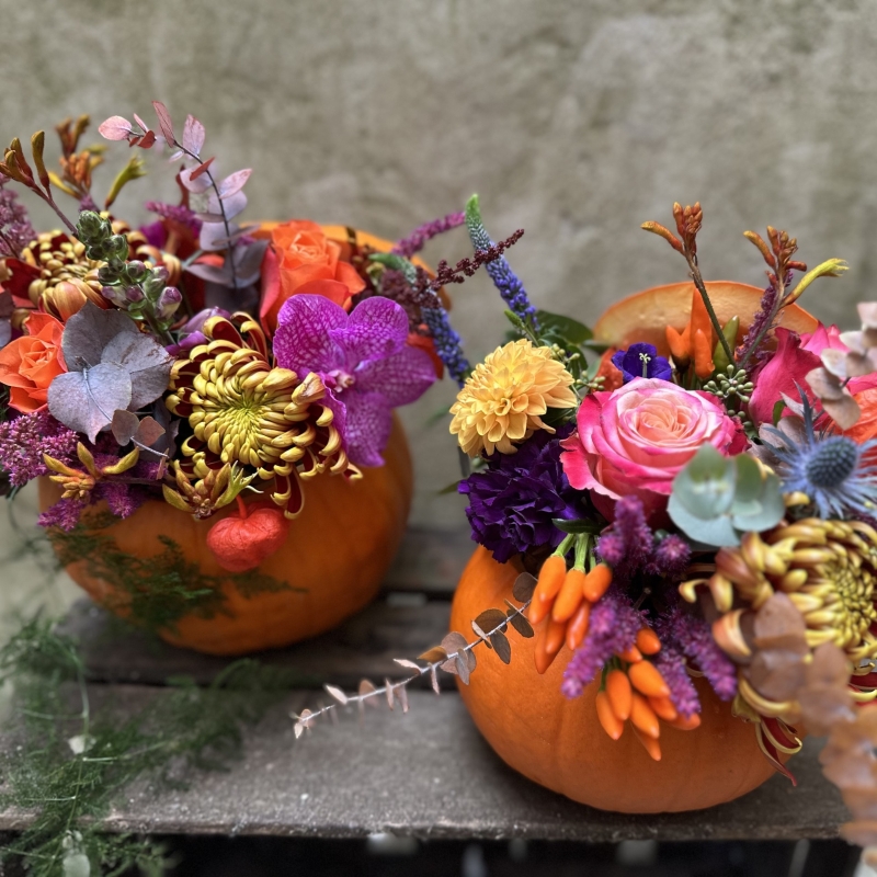 Autumn Filled Pumpkins