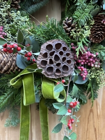 Luxury Cone and Berry Wreath