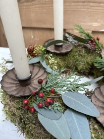 Moss and Candles Advent